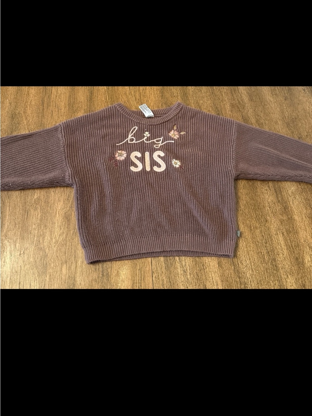 Girls “Big SIS” Crewneck Sweater